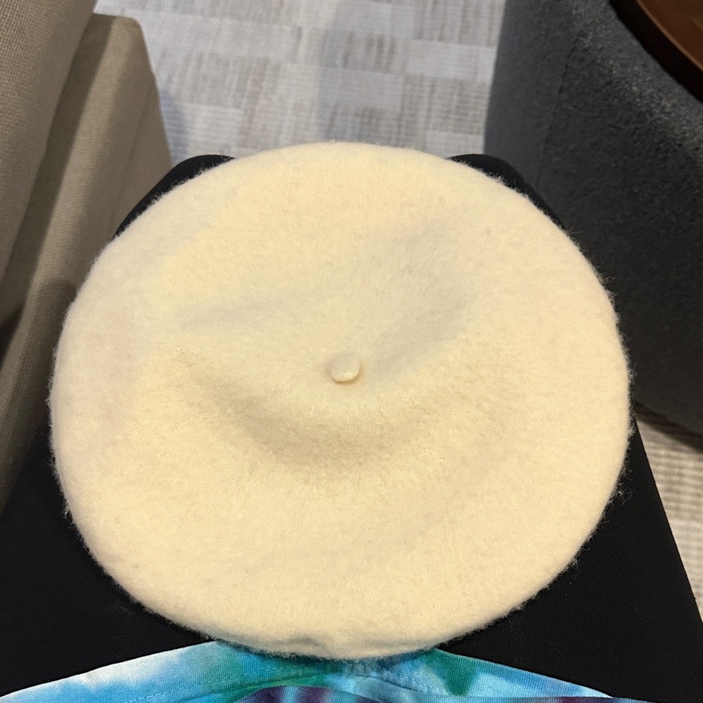 H&M Cream Wool Beret